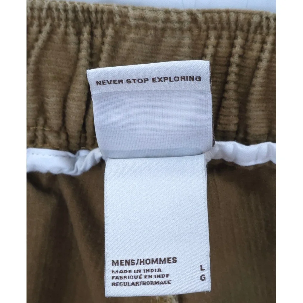The North Face Corduroy Pants Berkeley Cord Field Pant Men L Brown Outdoor‎ Belt